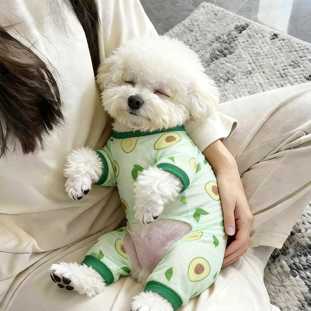 Dog Clothes Summer Four-legged Sunscreen Clothing Breathable Comfortable Bichon Teddy Small Dog One-Piece Cool Clothes Anti-lint