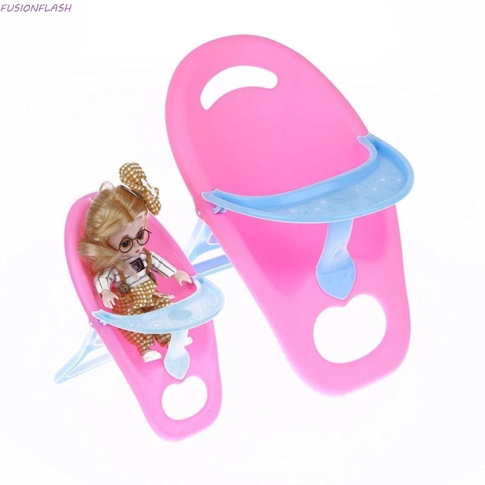FUSIONFLASH Hamsters Chair, Cute Miniature Pet Mini Feeding Chair, Dolls Dining Chair Fashion Small Plastic Pet Dining Chair Animal Toys