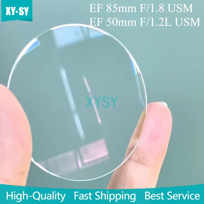 New 85 mm F 1.8 / 50 mm F 1.2 Front Lens 1st First Optics Element Glass for Canon EF 85mm F/1.8 USM / EF 50mm F/1.2L USM Repair