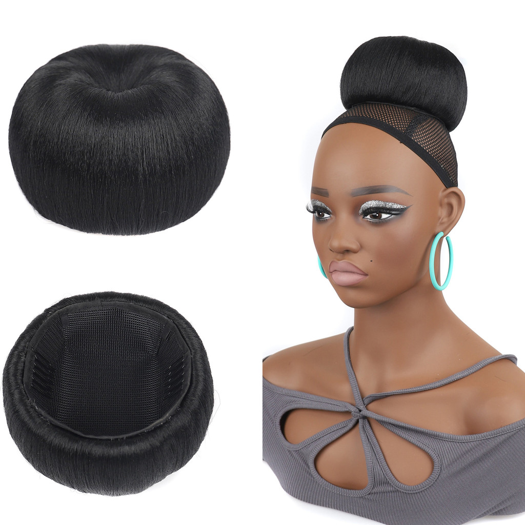 [Ready Stock Hot Sale] European American Retro Wig Round Hair Bag Hair Clipper Hair Bun Bride Apple Wig Hair Bun