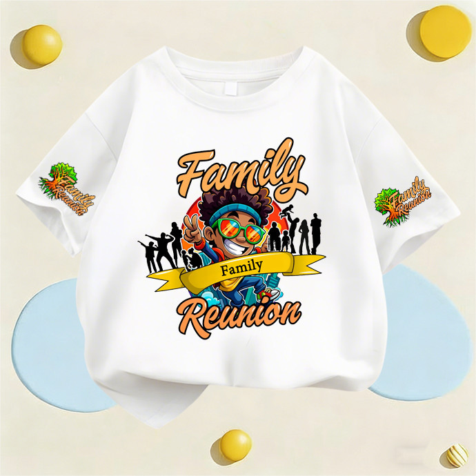 COD Same Suit Family Shirt Family Reunion Pattern Suitable For Family Party And Photography A423 Summer Suitable