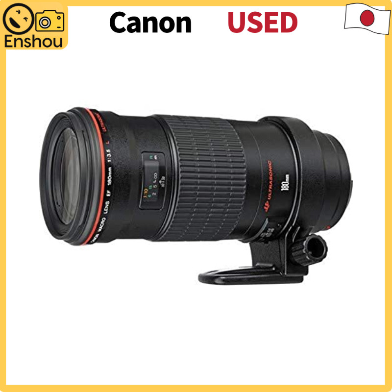 FromJapan[USED]Canon prime macro lens EF 180mm F3.5L Macro USM — full-frame compatible
