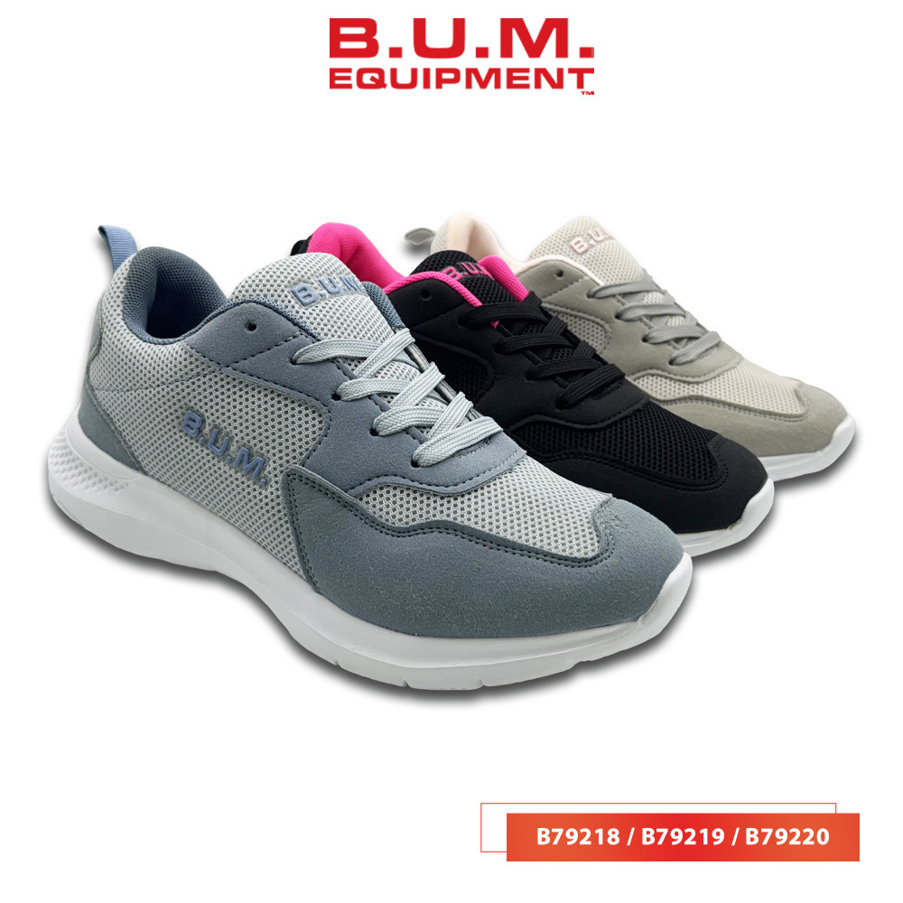 BUM Equipment Women's Shoes - B79218/B79219/B79220 Fuchsia/Blue/L.Grey - Kasut Wanita