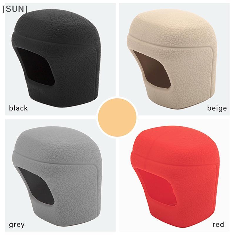 [SUN] Car Silicone Automatic Gear Shift Knob Cover Antislip Shifter Knob Univeral Fit Shifter Handle Automatic Gear Handle Sleeve null
