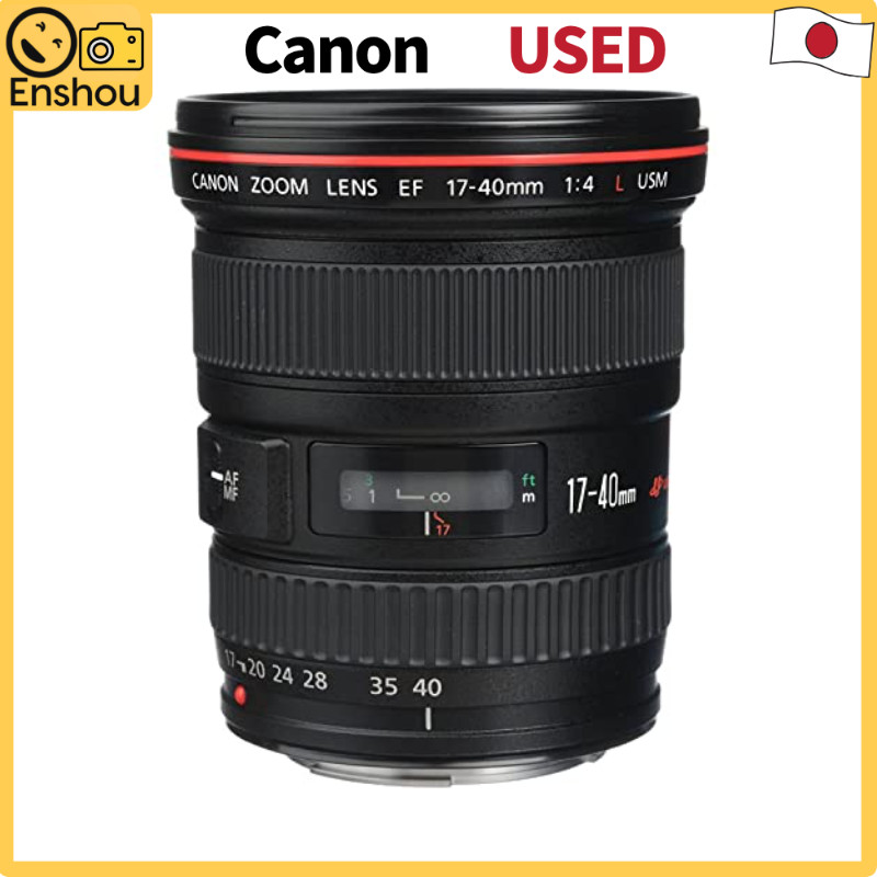 FromJapan[USED]Canon Wide-Angle Zoom Lens EF 17-40mm F4L USM — Full-Frame Compatible