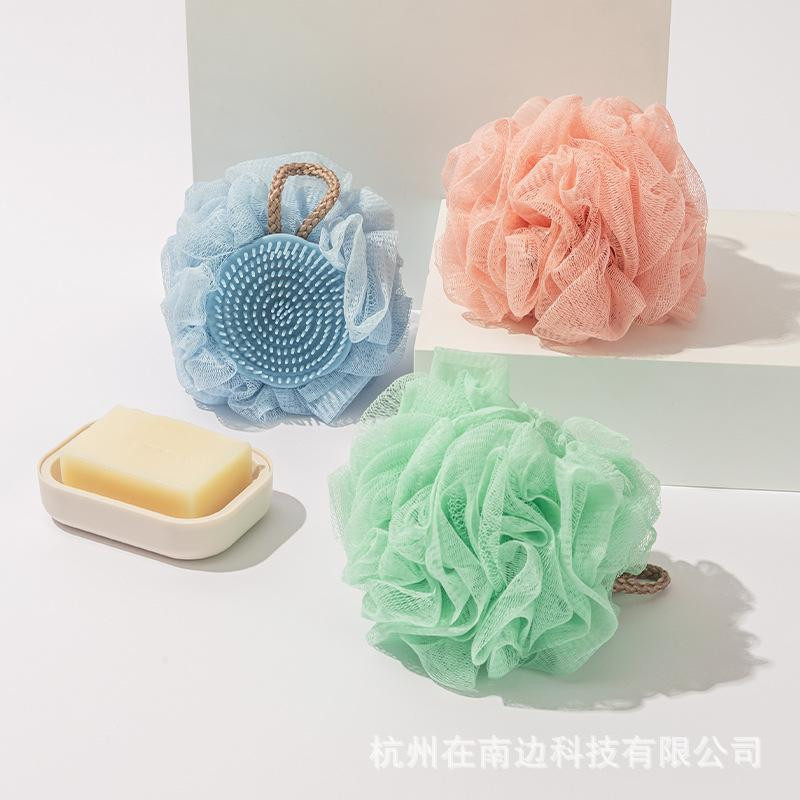 Bath Sponge With Head Shampoo Comb 1 Head Skin Cleaning Comb/