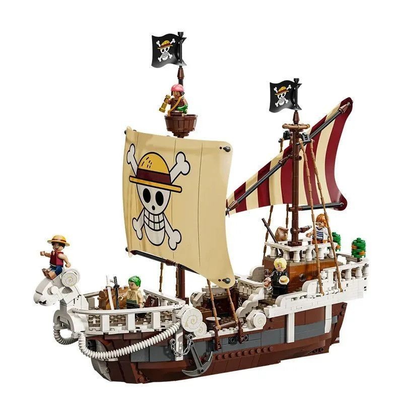 Compatible with Lego 75639 Forward Merry One Piece One Piece Boy Creative Building Blocks Assembling Toy Gift#兼容乐高75639前进梅利号海贼船海贼王男孩创意积木拼搭玩具礼物2026050301
