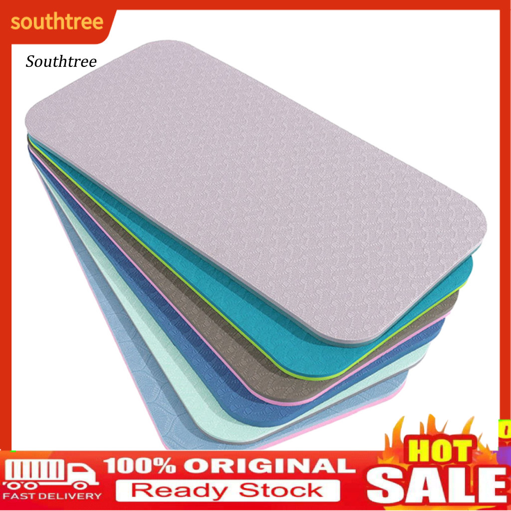 SOU_ Yoga Exercise Mat Joint Protection Yoga Mat Yoga Knee Pad Cushion Non-slip Thick Soft Wear-resistant Portable Exercise Knee Mat for Comfortable Support and Protection