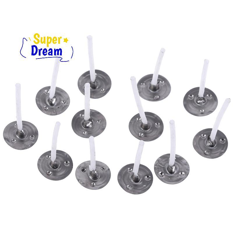 100Pcs Candles Mold Wi Tabs Eco-Friendly Candle Sustainer Making pure cotton On Sale