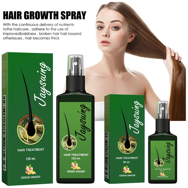Semburan Pertumbuhan Rambut Urutan Halia Penyelesaian Rawatan Kulit Kepala Rosak Menyuburkan Akar Pertumbuhan Cepat Serum Anti Rambut Gugur Kecantikan Kesihatan