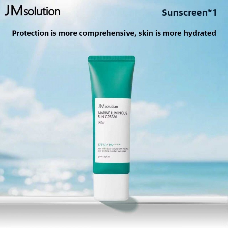 JMSolution Sunscreen 50PA+++ UV-Resistant Colorless Refreshing Lightweight Gentle And Non-Irritating Resistant  Moisturizing Multi Functional Sunscreen