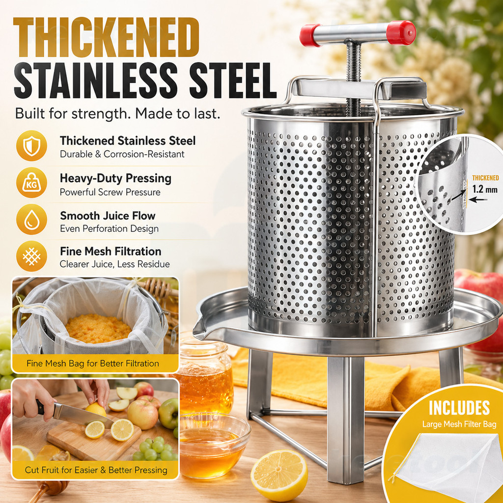 Mesin Perah Santan Kelapa Manual 3L Mini Murah Coconut Milk Cold Press Pressed Machine Home Use stainless steel