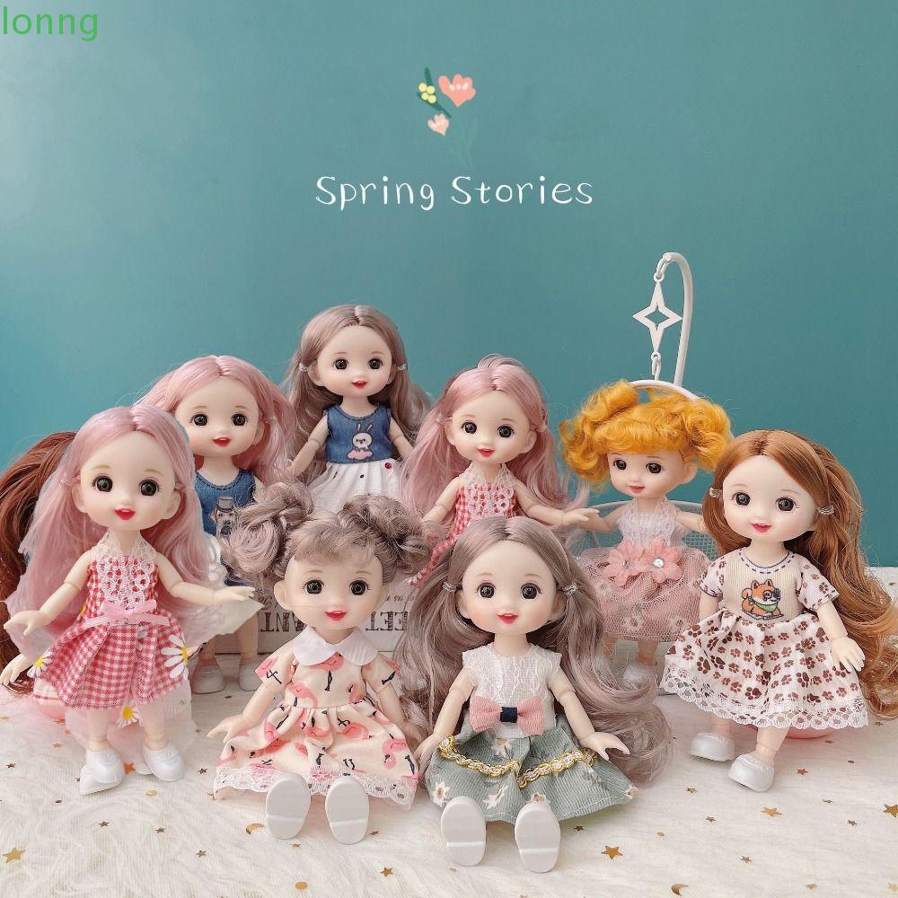 LONNGMY High-end Dress Up, Fashion Multistyles Doll Clothes,  Girls Toys 16~17cm Doll