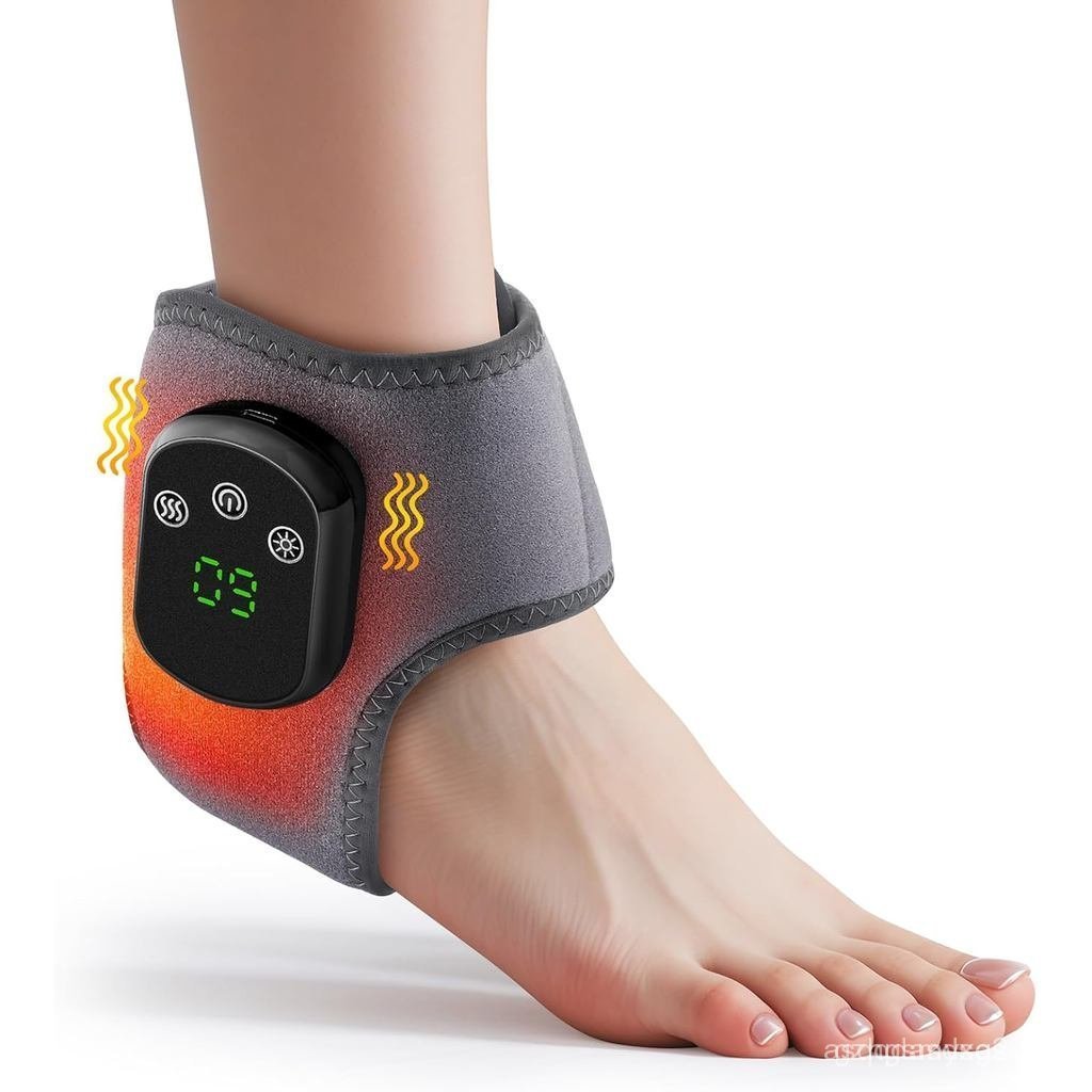 Wireless Ankle Massager with Heating Function, Ankle Heating Pad, Recar Heating Support Wrapping
