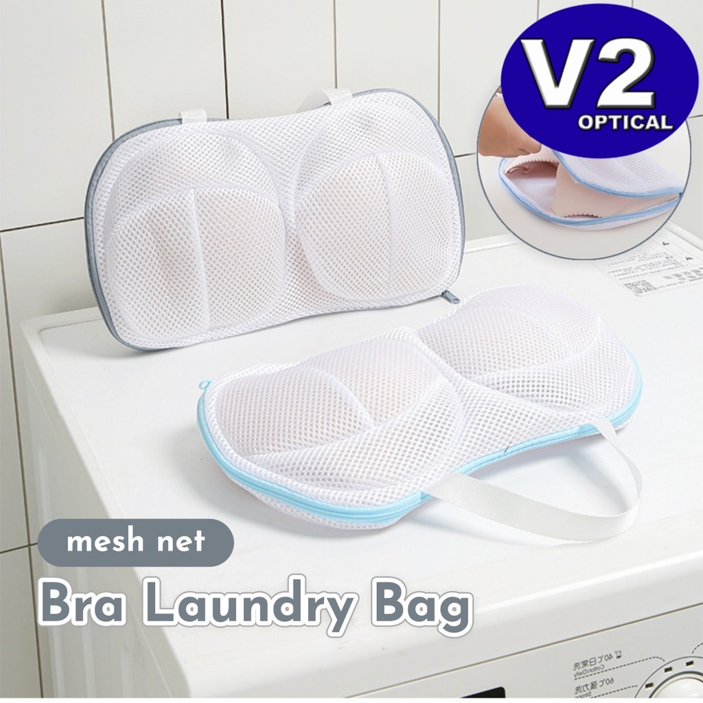 Mesh Net Bra Laundry Bag Reusable Women Lingerie Underwear Washing Bag Zipper Protection Bags Thickened Bra Mesh Bags