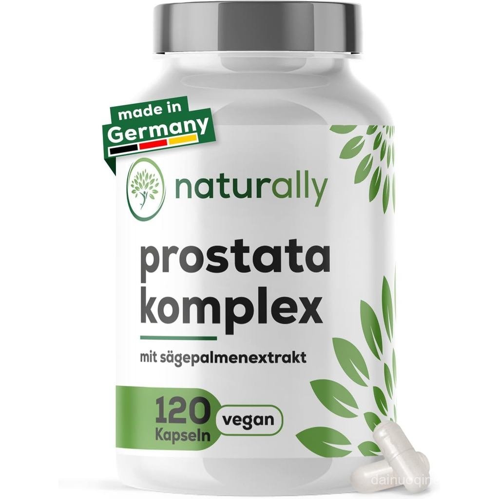Kapsul Prostat [Pek 120] Ekstrak Saw Palmetto Kompleks Prostat dengan Biji Labu, Nettle, E, Zink, Selenium, Prosta Saw Palmetto