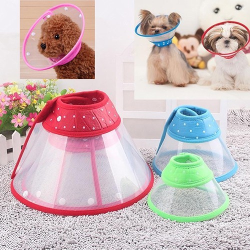 Have Multi Puppy Pet Dog Cat Comfy Cone Neck Collar Anti-Bite Medical Recovery Protection Must Quality - Image 5