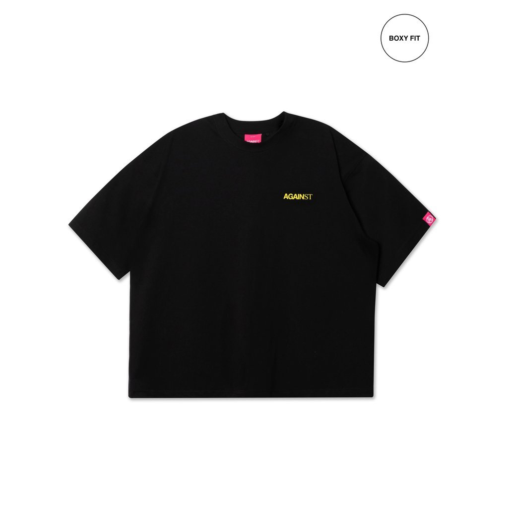 AGAINST LAB BOXY ALL DAY TEE (BLACK)