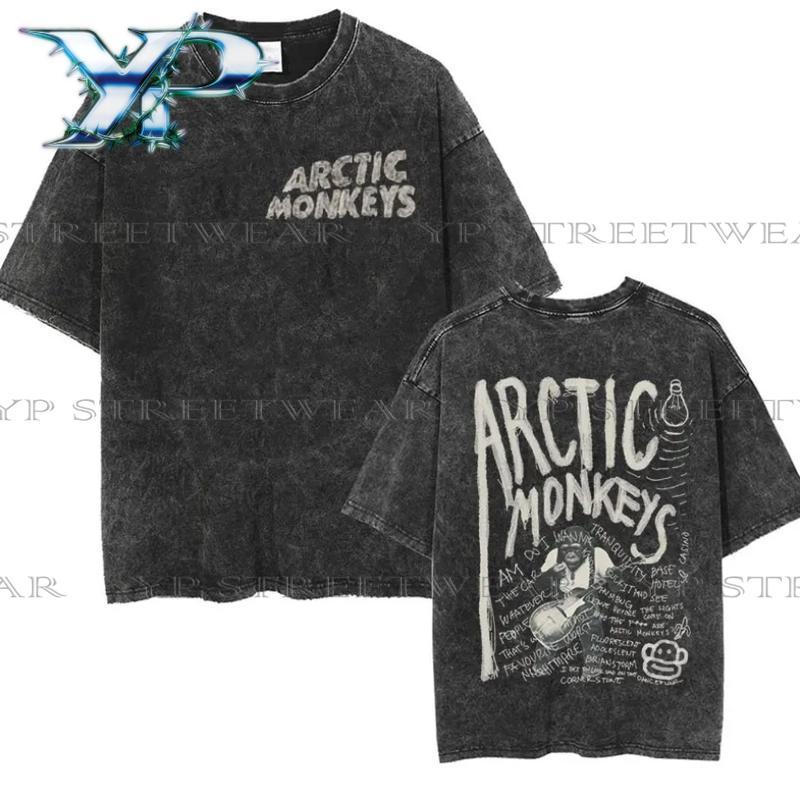 ✅ Stok Bersedia COD Band Rock Monkey Arktik Jalan-jalan Amerika Baju baju kapas klasik retro