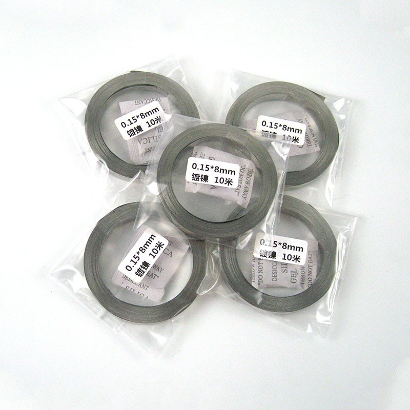 Premium Multi 10Meters/Roll 18650 Li-ion Battery Nickel Sheet Plate Welders Plated Steel Belt Strip Connector Spot We... - Image 3