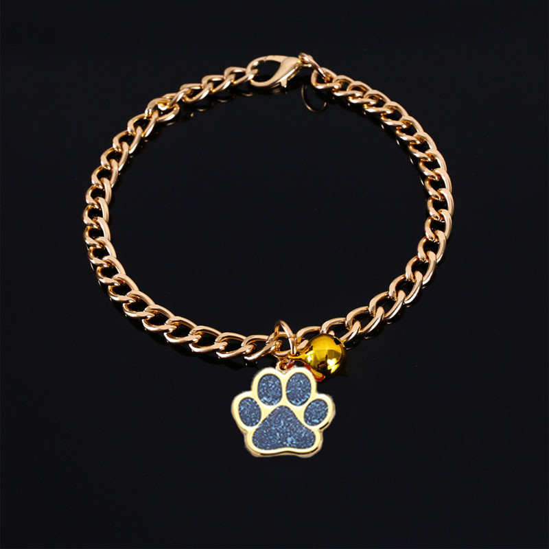 Dog Tag Necklace Cat Collar Pet Gold Chain with Name Tag Personalized Tag Free Engraved Customized Name Collar