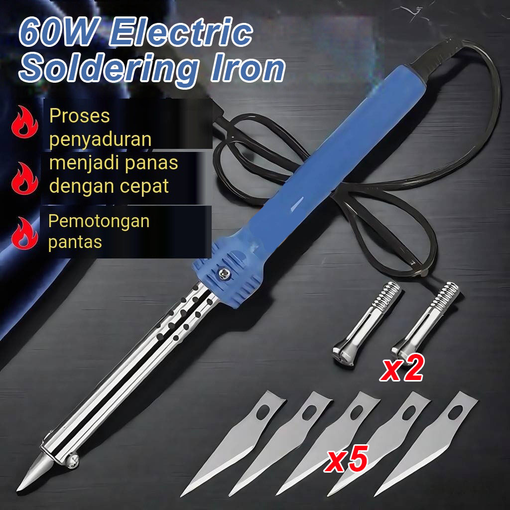 Garden Carving Knife Electric Soldering Iron Electric Heating Dual-Use Flowerpot Punch Punch Punch Cutting