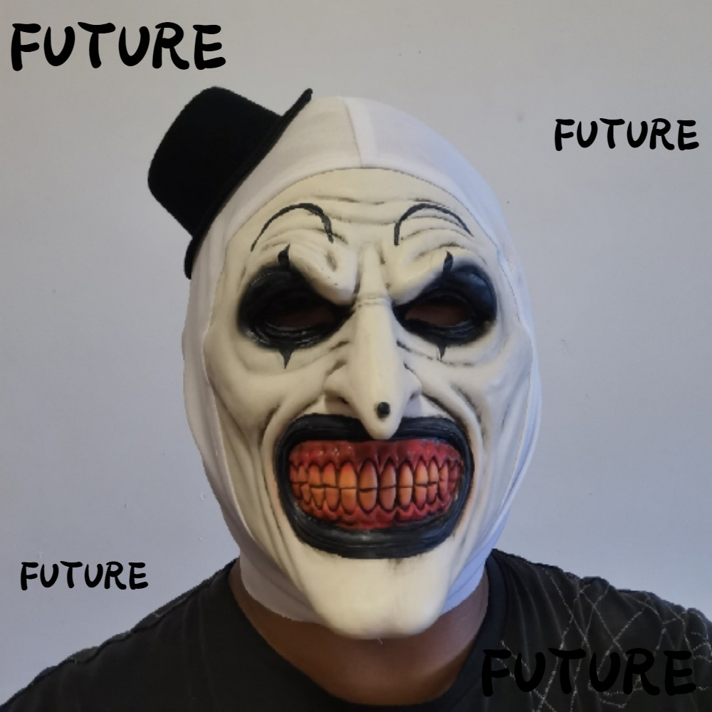HL-FUTU Halloween Clown Bloody Props, Realistic Unisex Scary Cosplay , Latex Ghost House Props