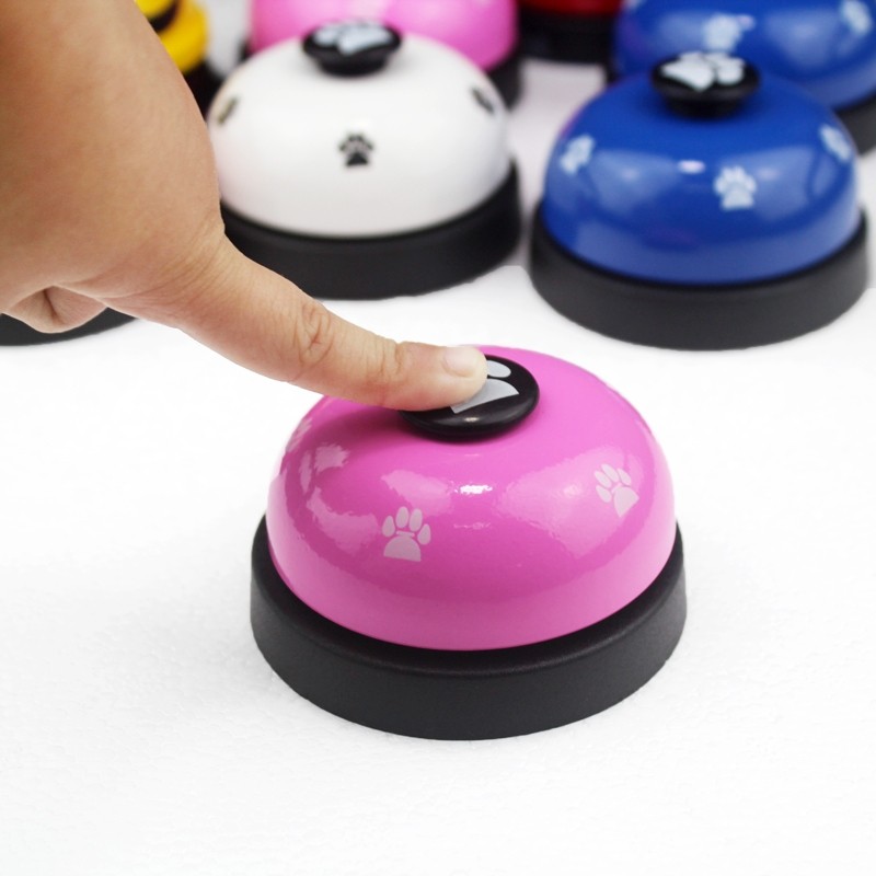 Wenbo Loceng Haiwan Cat and Dog Training Bell Pet Press Button Food Call Bell Perfect for Training and Feeding Reminder