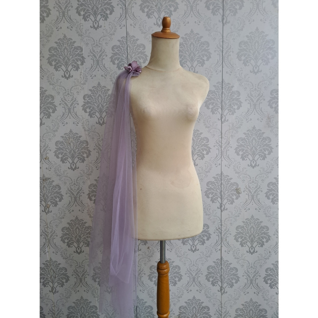 Purpose Premium Selendang Pundak Bunga Tile | Kebaya Essential - Image 2