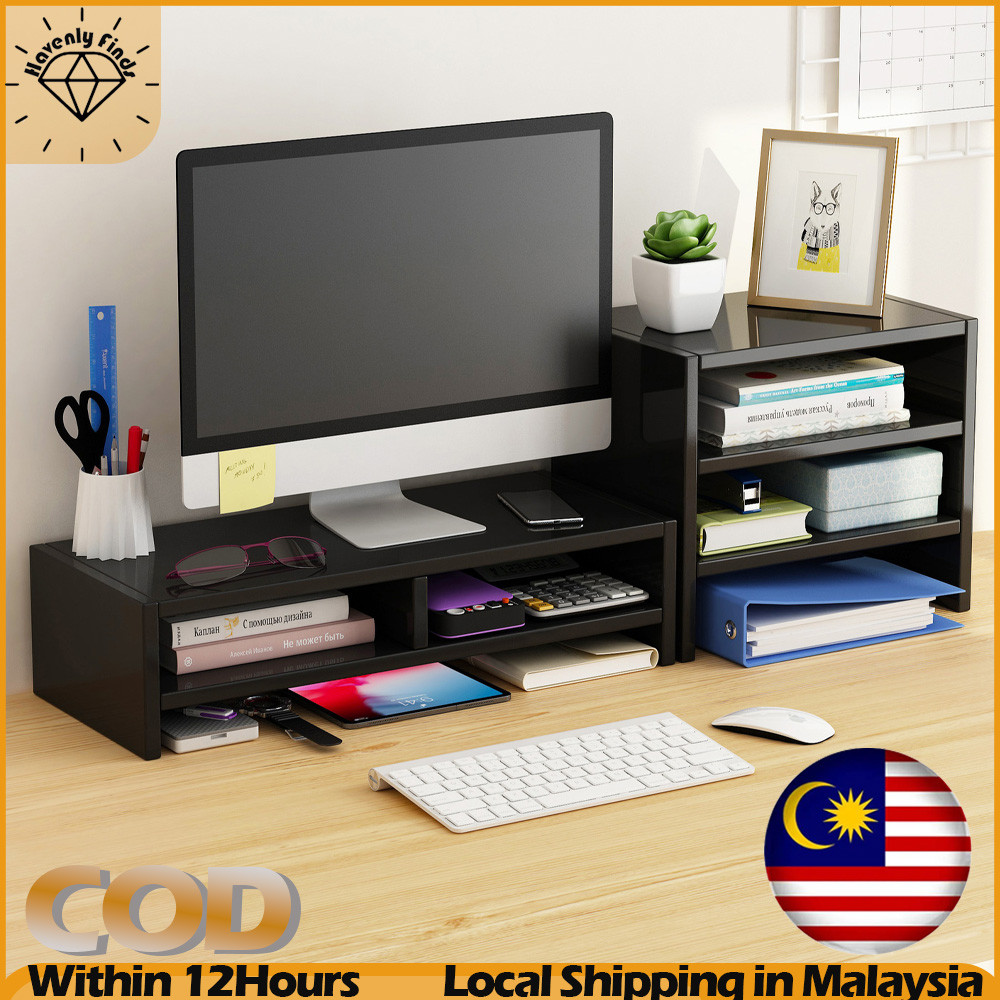 Monitor Rack Laptop Stand Computer Screen Increase Shelf Monitor Stand Office Rack Computer Stand desk organizer