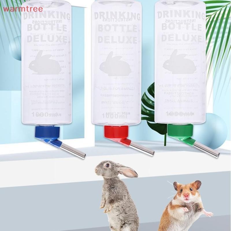 Purpose Durable (warmtree) Pets Rabbit 1000ml Large Water Bottle Pet Totoro Guinea Pig Dispenser Cage Hangable Bo - Image 5