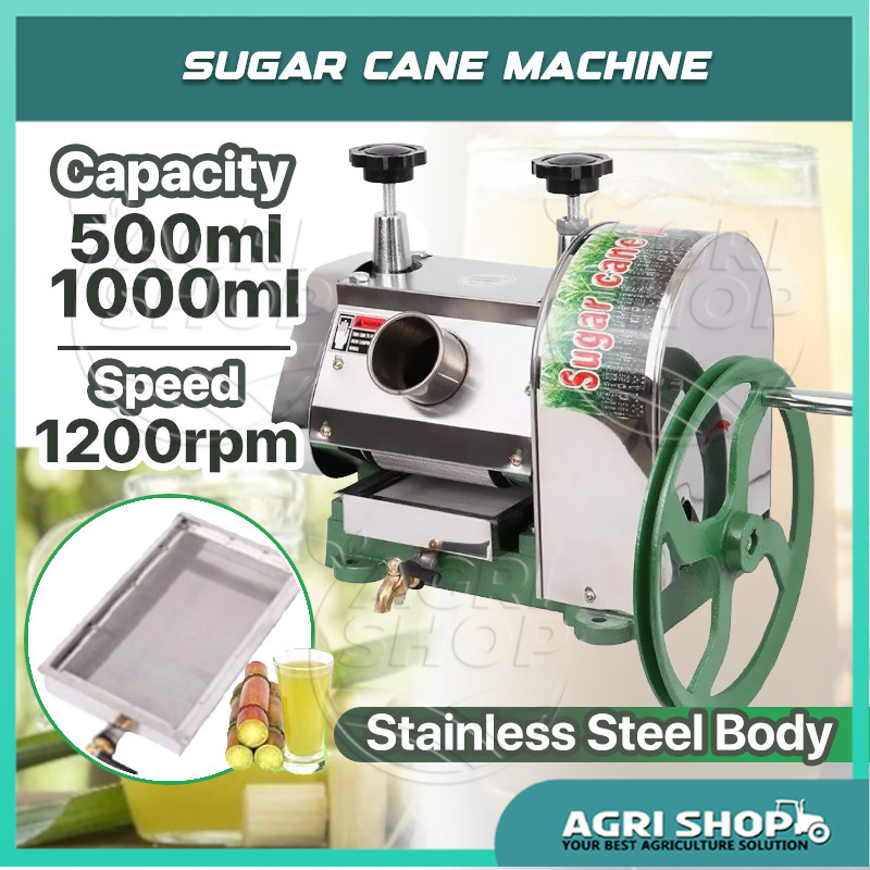 Hand Tebu Gula Commercial Hand Manual Sugar Cane Machine Press Pressure  Juicer Machine Stainless Steel Air Tebu Mesin