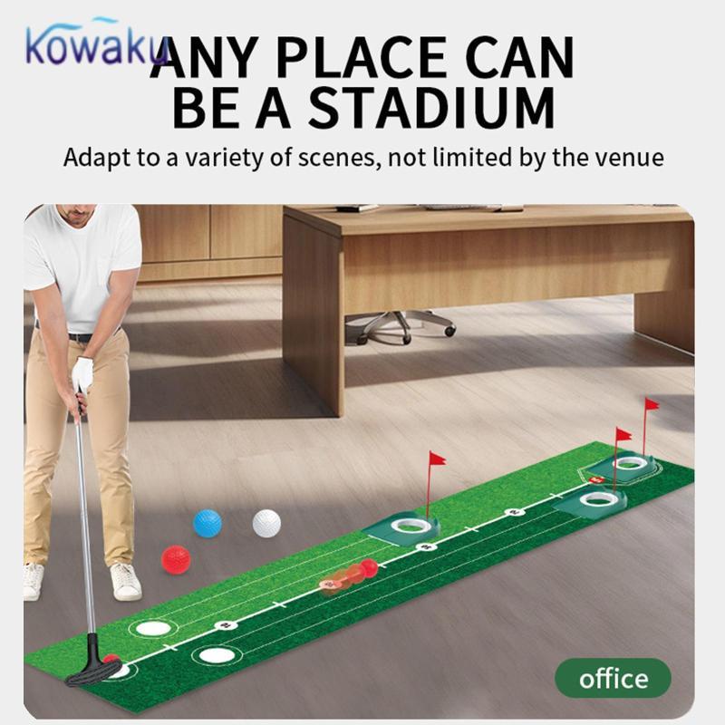 [vsrhkq] Golf Putting Mat Practice Mat Kids Golf Club Set Putter Game Toy Cloth Material Durable Construction Suitable for Boys Girls Parent Child Interaction