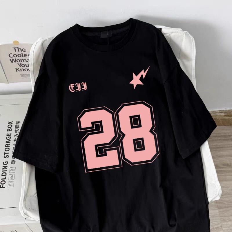 （✨24Hour shipping✨）Maise STUDIO Korean women clothing | Oversized T-shirt 100% cotton |No.28 stylish casual tops