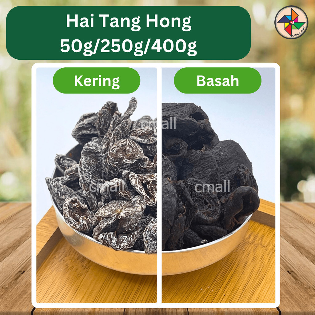 [HALAL] Plum Asam Manis Hai Tang Hong 50g/250g/400g Basah & Kering Asam Viral Malaysian Favourite