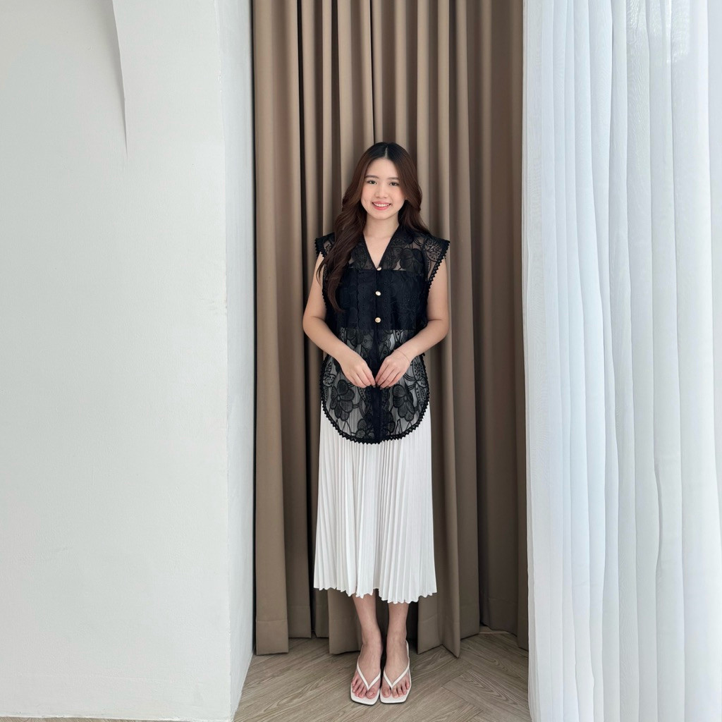 Mira Top | Atasan Outer Brukat Kondangan Lebaran Kebaya Modern