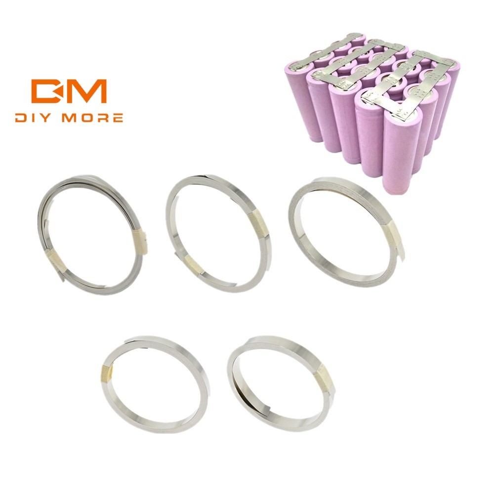 Have Multi DIYMORE 10M 0.1mm 3/4/5/7/8/10mm Li-ion Battery Spot Welding Machine Nickel Solder Piece - Image 2