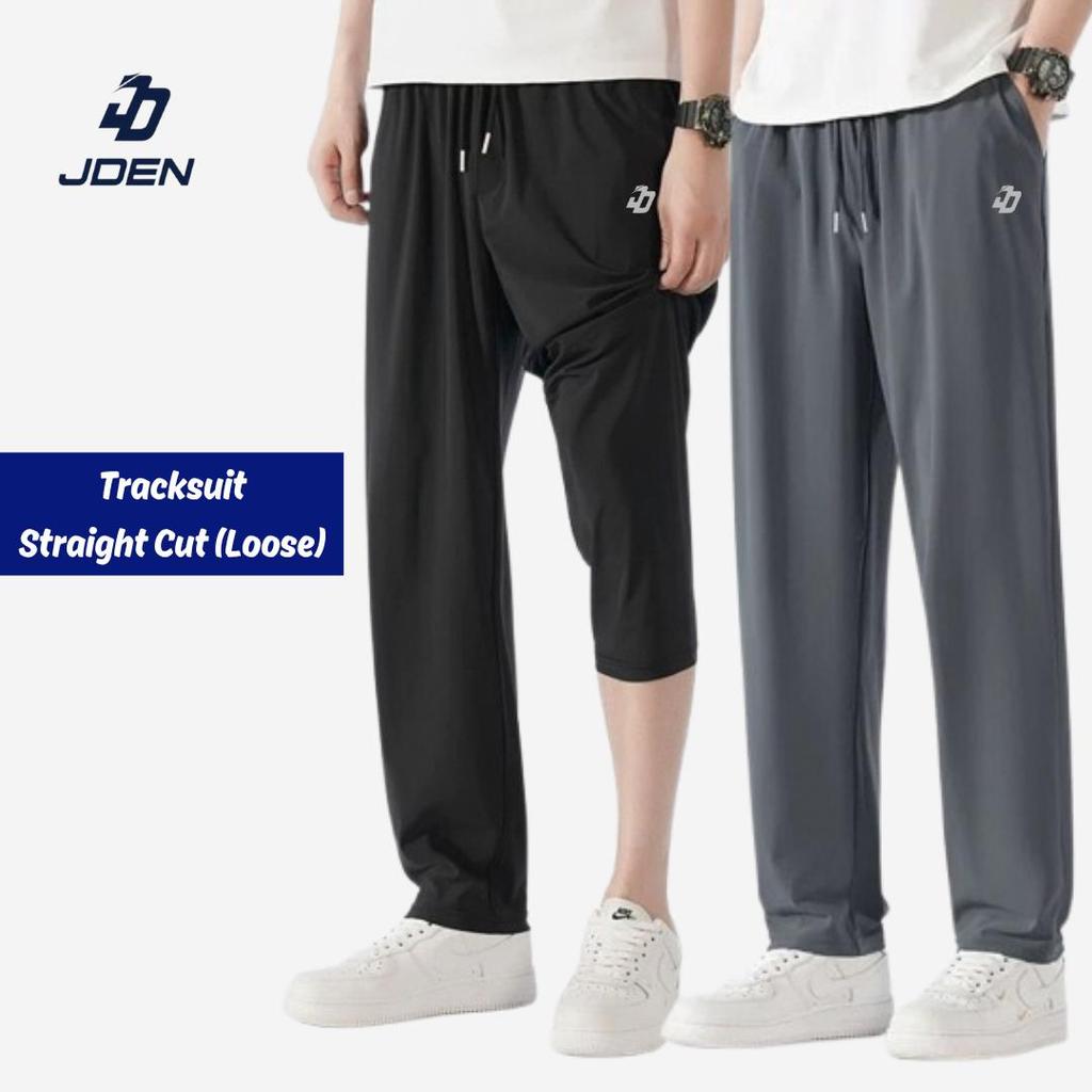 JDEN Tracksuit Plain (Straight Cut) Jogger/Training/Running/Casual regular Black