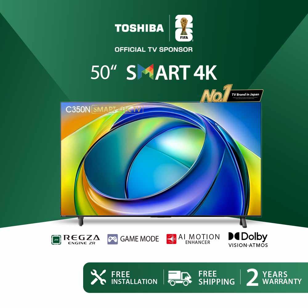 Toshiba 50 Inch 4K UHD Dolby Atmos / TV Pintar / Televisyen 50C350RP
