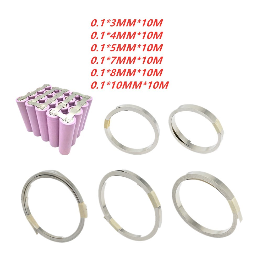 Have Multi DIYMORE 10M 0.1mm 3/4/5/7/8/10mm Li-ion Battery Spot Welding Machine Nickel Solder Piece - Image 5
