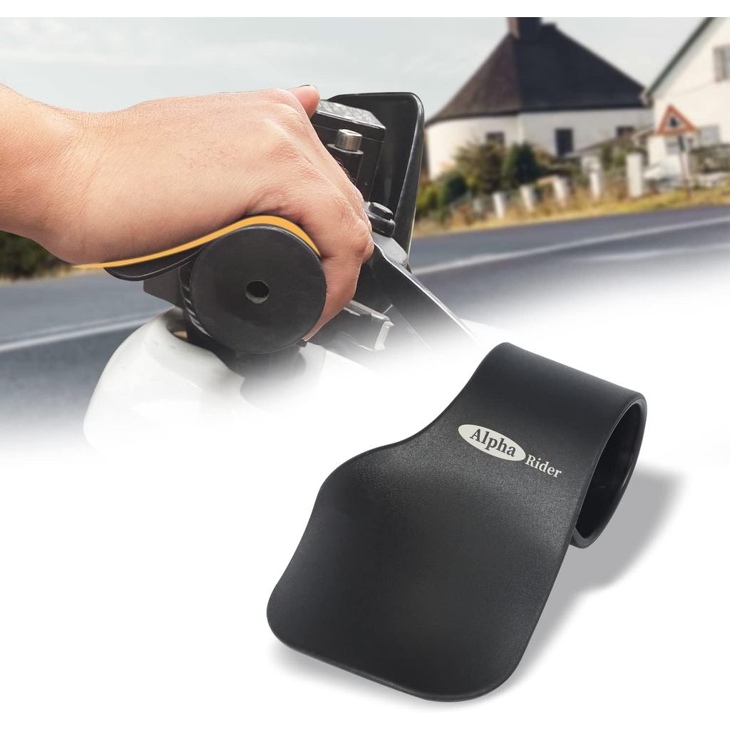 Bantuan Pendikit Pelayaran Alpha Rider Untuk 7/8" Bar Hendal Universal Motosikal Pendikit Dipasang Bantuan Kawalan Minyak Untuk Sukan Basikal Jalanan Skuter Luar Jalan ATV Bogel Bar Hendal 22MM