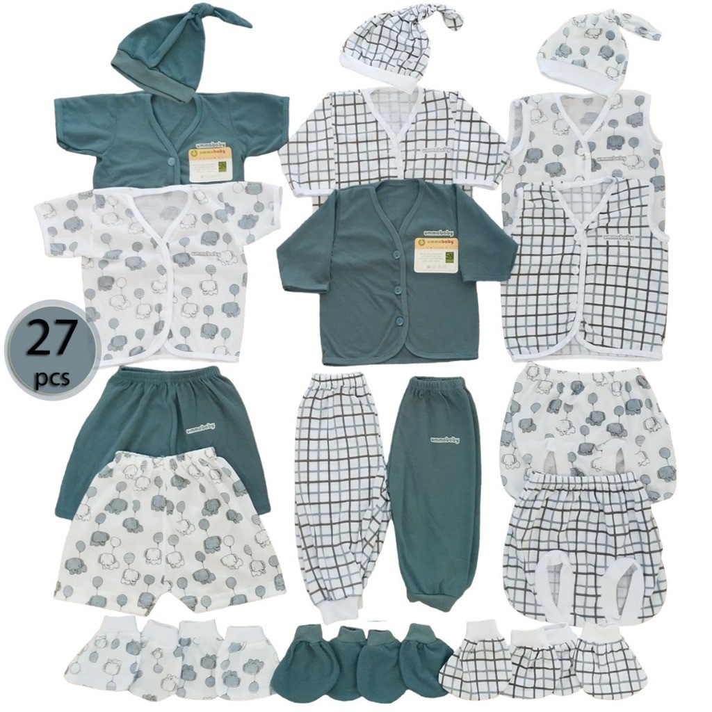 Must Premium 27 pcs Baby Girl Boy Clothes Newborn SNI Brojol Package 0-6 months Supplies Birth Have