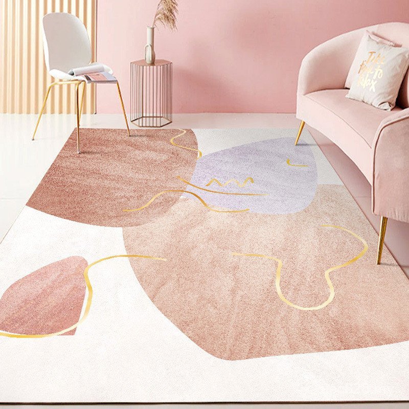 Large Area Carpet Girl Bedside Bedroom Same Style Influencer Full Coffee Table Mat Living Room ins Style Household Washable NHQ6