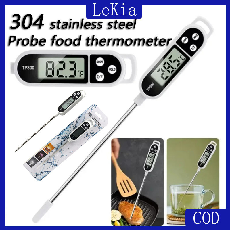 Digital Thermometer TP300 Food Probe Thermometer Kitchen Tool Used for Cooking Meat and Milk Barbecue Termometer Digital