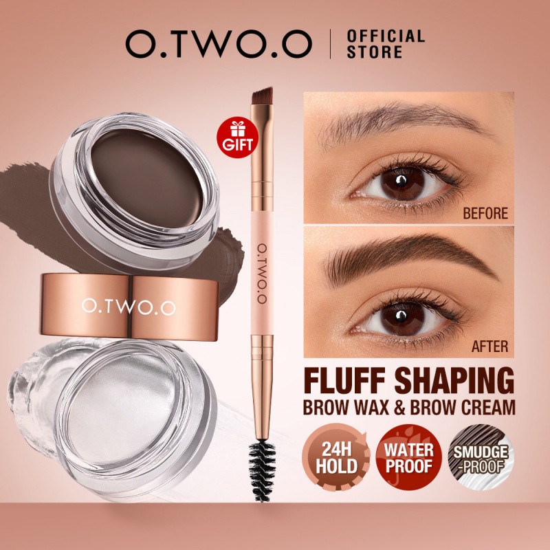 O.TWO.O plumping and shaping eyebrow batik eyebrow cream, natural shaping, long-lasting makeup and not easy to fade