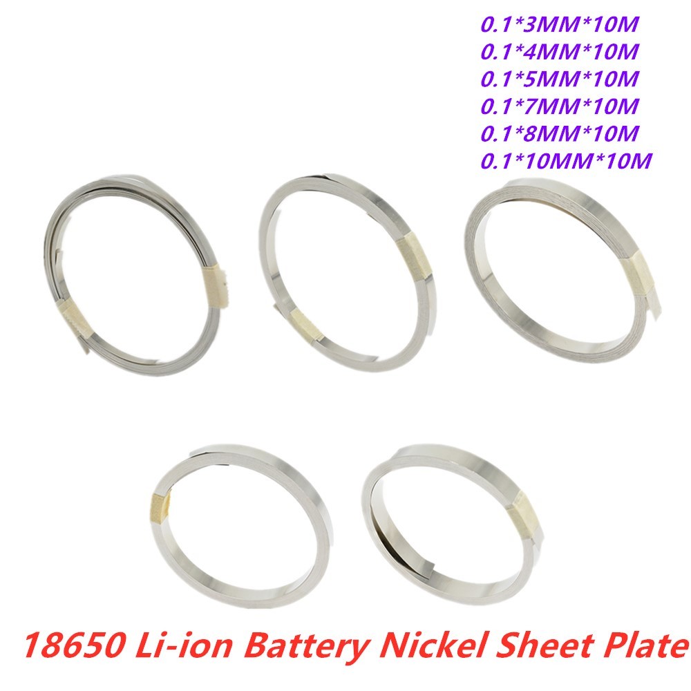 Have Multi DIYMORE 10M 0.1mm 3/4/5/7/8/10mm Li-ion Battery Spot Welding Machine Nickel Solder Piece - Image 3