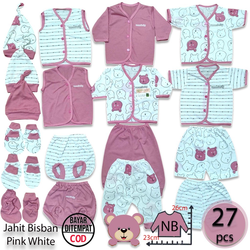 Must Premium 27 pcs Baby Girl Boy Clothes Newborn SNI Brojol Package 0-6 months Supplies Birth Have - Image 2