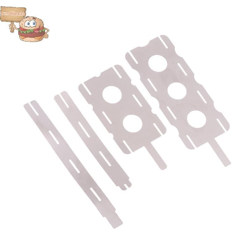 sun 30pcs 18650  Nickel Sheet 5Set Polygonal Battery Nickel Sheet For Spot Welding Machine Batteries Connection Sheets s