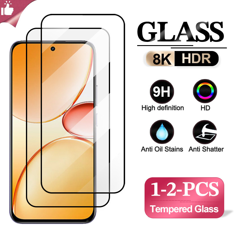 Realme C85 Pro Tempered Glass For Realme C75 C75x C71 C63 C61 C55 C53 C51 C67 C33 C30 C30s C21Y C25Y C25 C25s C11 2021 OPPO Reno 14 13 12 11 10 8T 8Z 11F 12F 13F Screen Protector