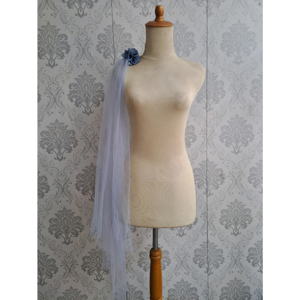 Purpose Premium Selendang Pundak Bunga Tile | Kebaya Essential - Image 5